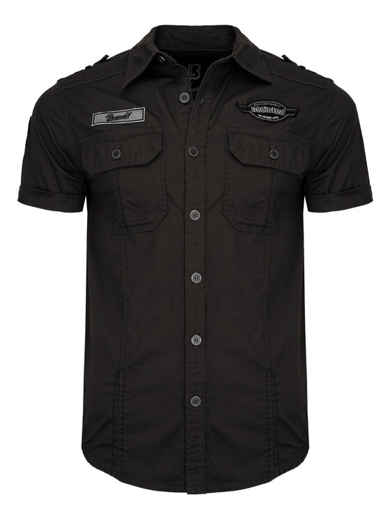 Brandit Brandit Koszula 4033.2.S Czarny Classic Fit