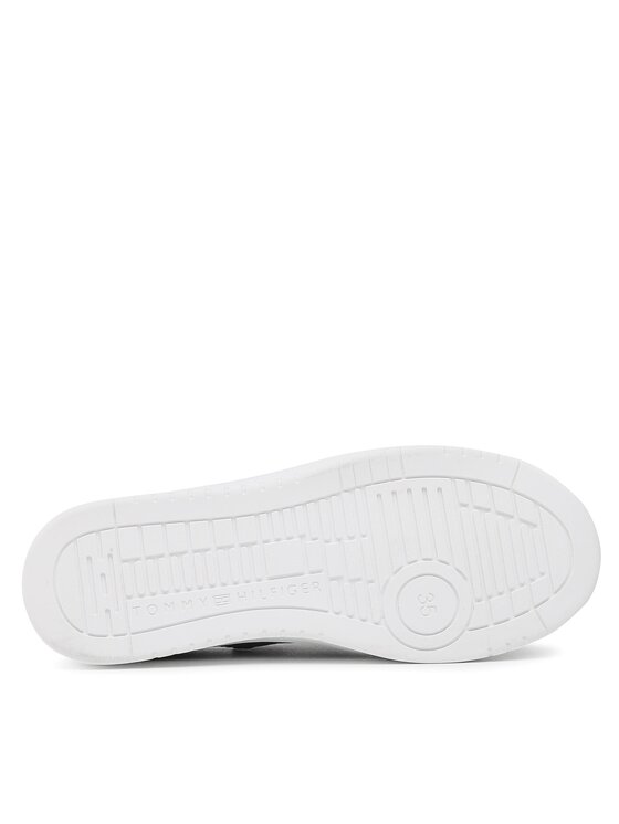 Tommy Hilfiger Tommy Hilfiger Sneakersy Stripes Low Cut Lace-Up Sneaker T3X9-32848-1355 S Granatowy