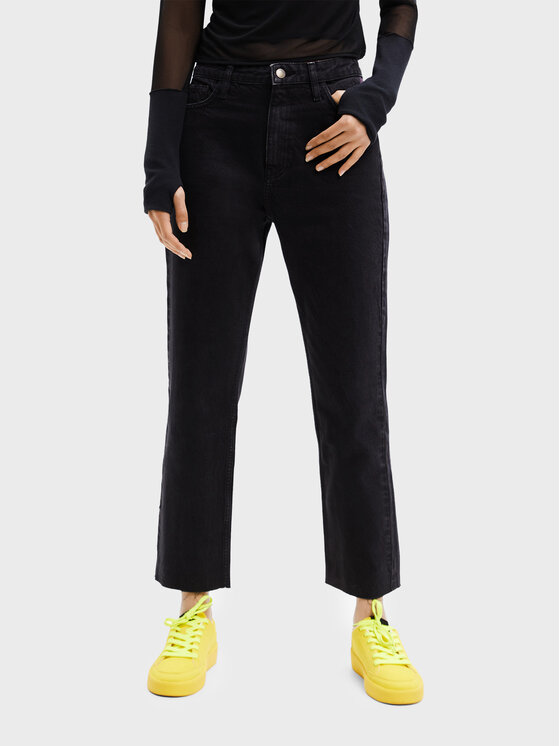 Desigual Desigual Джинси 22WWDD64 Чорний Straight Fit