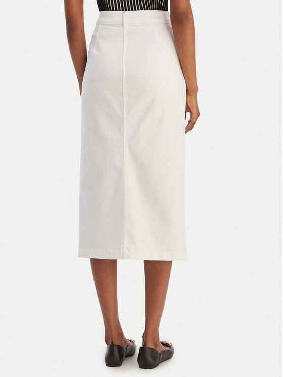 Liu Jo Liu Jo Джинсова спідниця UA6259 D0275 Білий Regular Fit