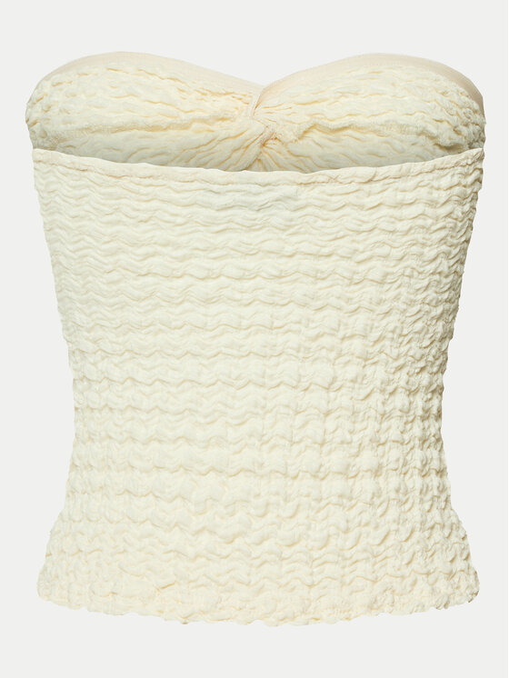 Vila Vila Top Tiro 14106707 Bež Regular Fit