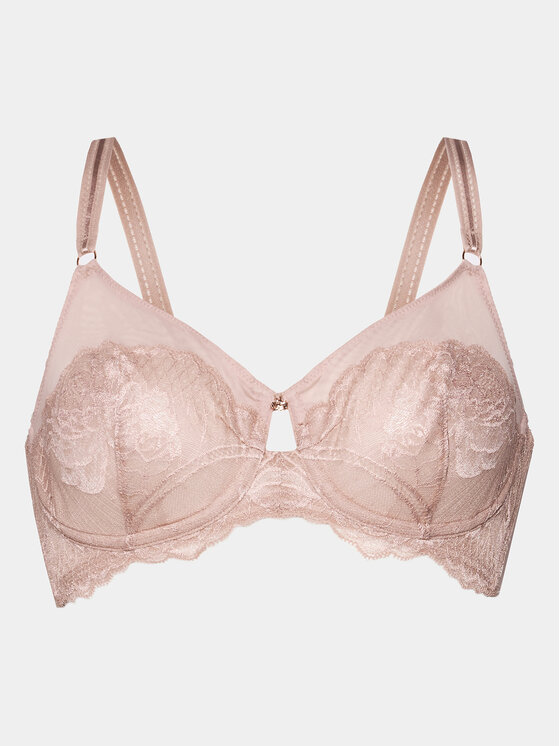 Triumph Triumph Biustonosz z fiszbiną Wild Peony Florale W01 10215982 Różowy
