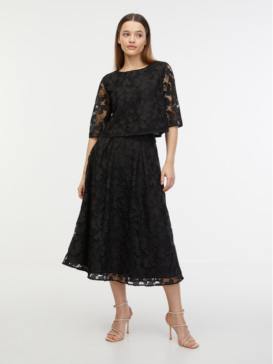Orsay Orsay Bluzka 1000165660000__34 Czarny Regular Fit