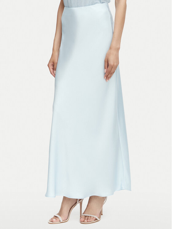 Vero Moda Fustă maxi Livia 10350079 Albastru deschis Regular Fit