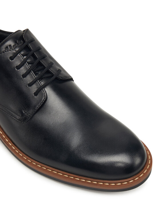 Clarks Clarks Туфлі Aldwin Lace 26183981 Чорний