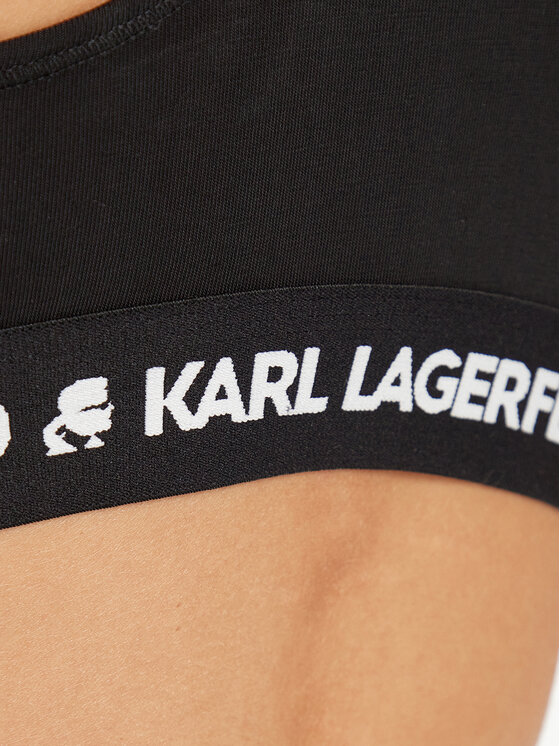 KARL LAGERFELD KARL LAGERFELD Podprsenkový top A1W47007 Černá
