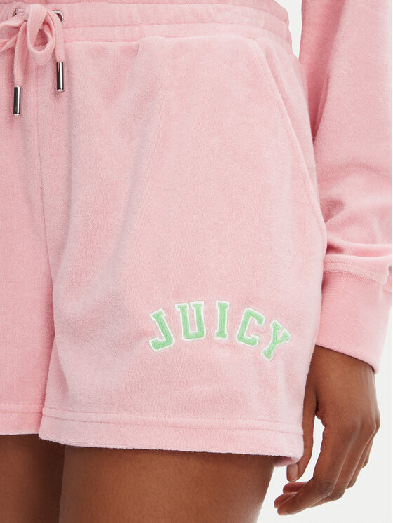 Juicy Couture Juicy Couture Sportovní kraťasy Perkin JCWHS125322 Růžová Relaxed Fit