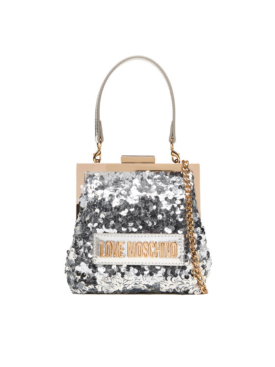 LOVE MOSCHINO LOVE MOSCHINO Kabelka JC4146PP0NKK190A Stříbrná
