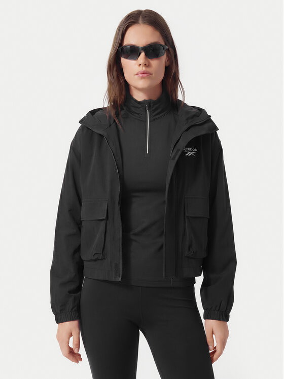 Reebok Reebok Преходно яке Agata RK25681CCW Черен Regular Fit