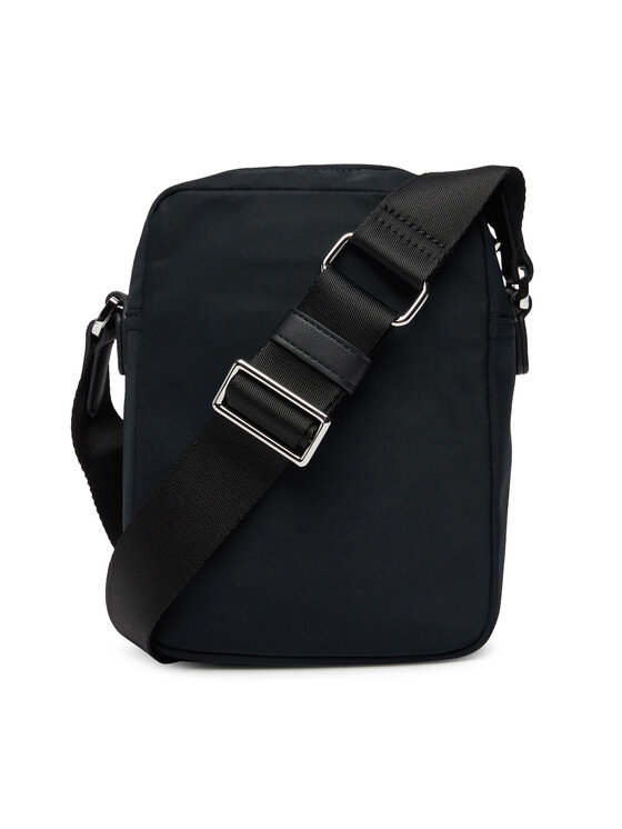 Tommy Hilfiger Tommy Hilfiger Taška cez rameno Th Nylon Mini Reporter AM0AM13618 Čierna