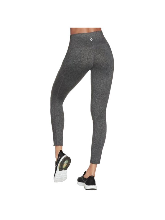 Skechers Skechers Legginsy Skechers Go Walk High Waisted Legging Szary Slim Fit