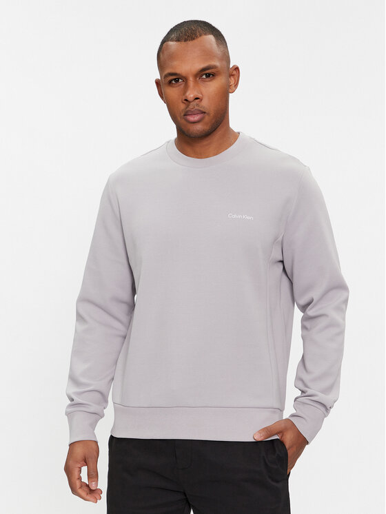 Calvin Klein Calvin Klein Mikina Micro Logo K10K109926 Šedá Regular Fit