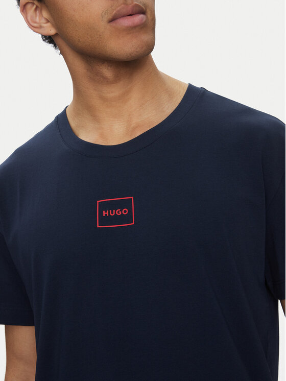 HUGO HUGO T-shirt Laze 50525236 Tamnoplava Regular Fit