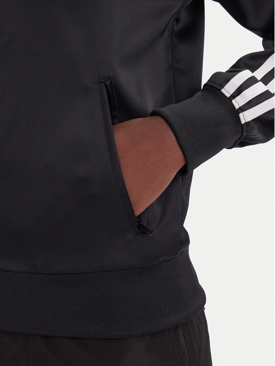 adidas adidas Bluza SST adicolor Satin JZ6733 Czarny Regular Fit