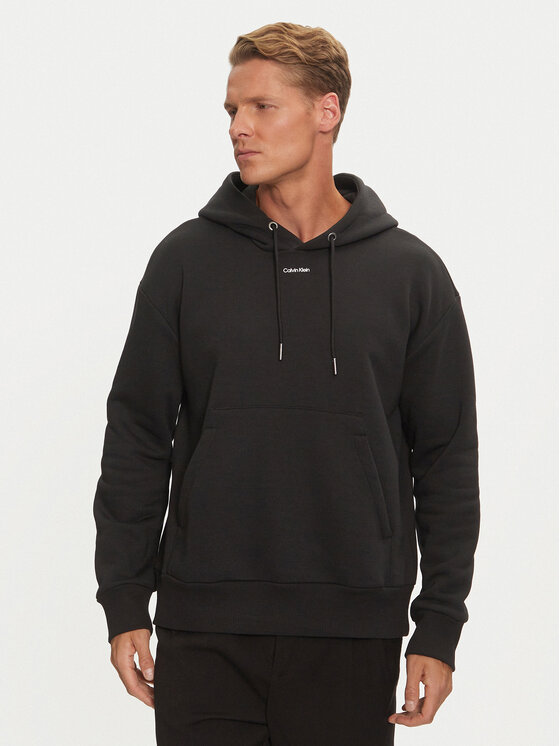 Calvin Klein Calvin Klein Felpa Nano Logo K10K112871 Nero Regular Fit