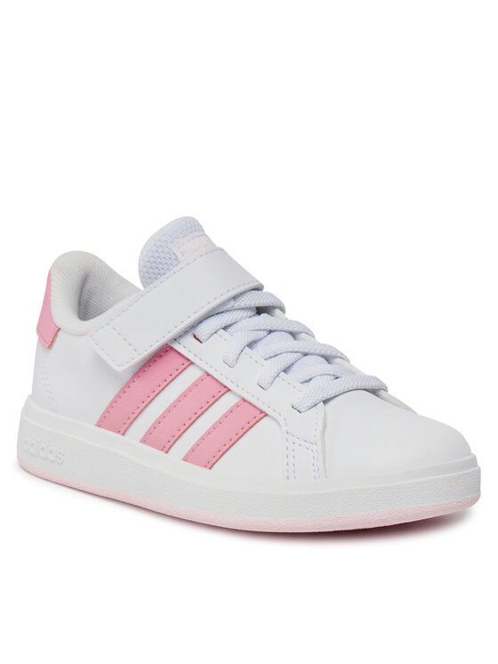 Adidas grand court k pink shop
