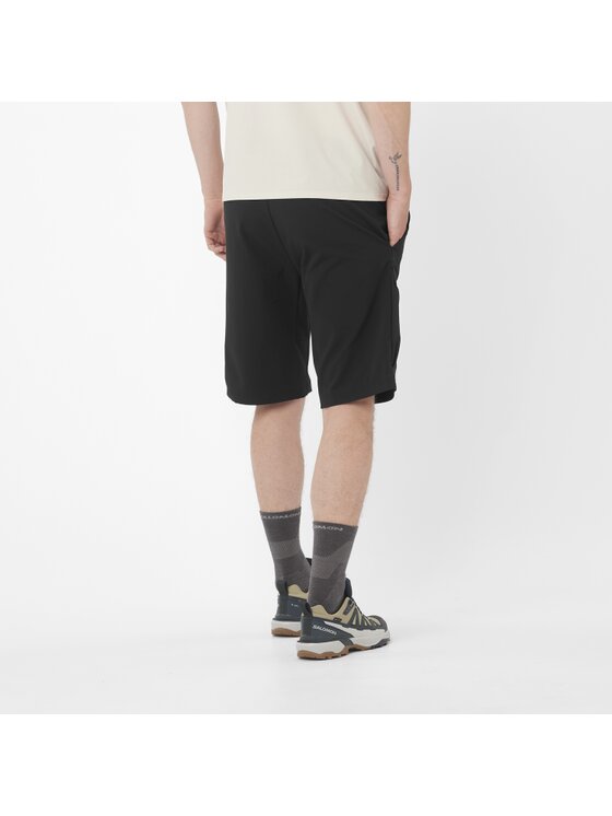 Salomon Salomon Szorty sportowe OUTERPATH UTILITY SHORT M Czarny Regular Fit