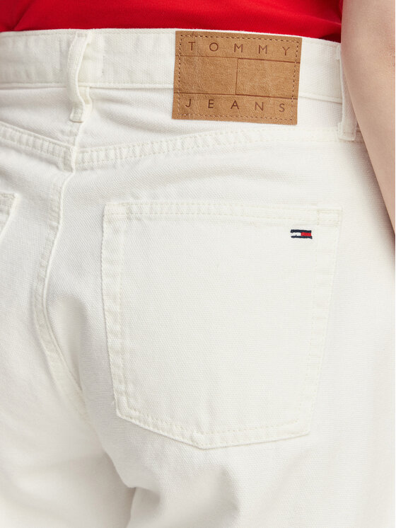 Tommy Jeans Tommy Jeans Džinsai DW0DW22662 Balta Barrel Fit