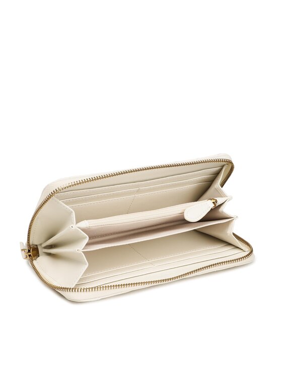 PINKO Pinko Velika ženska denarnica Ryder Zip Around 100250 A0GK Bela