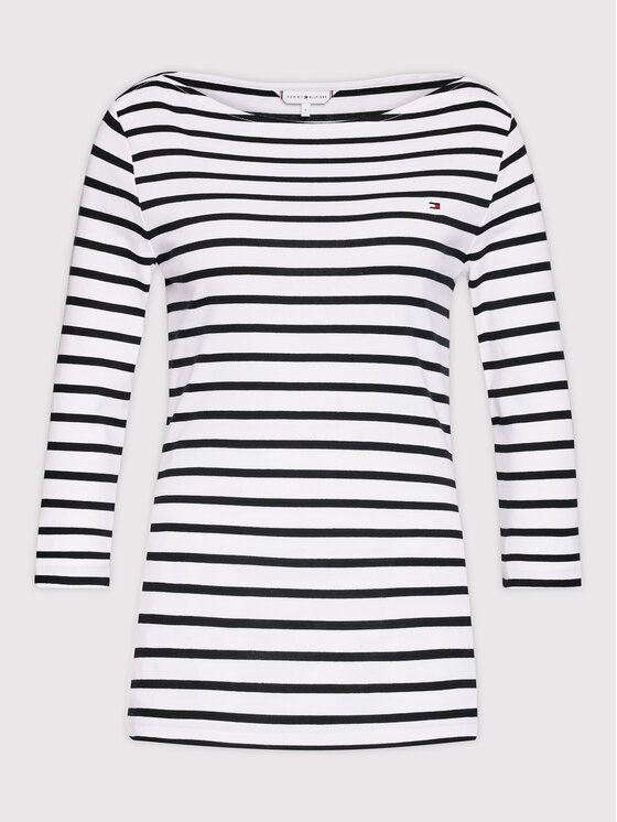 Tommy Hilfiger Tommy Hilfiger Blusa WW0WW27724 Bianco Slim Fit