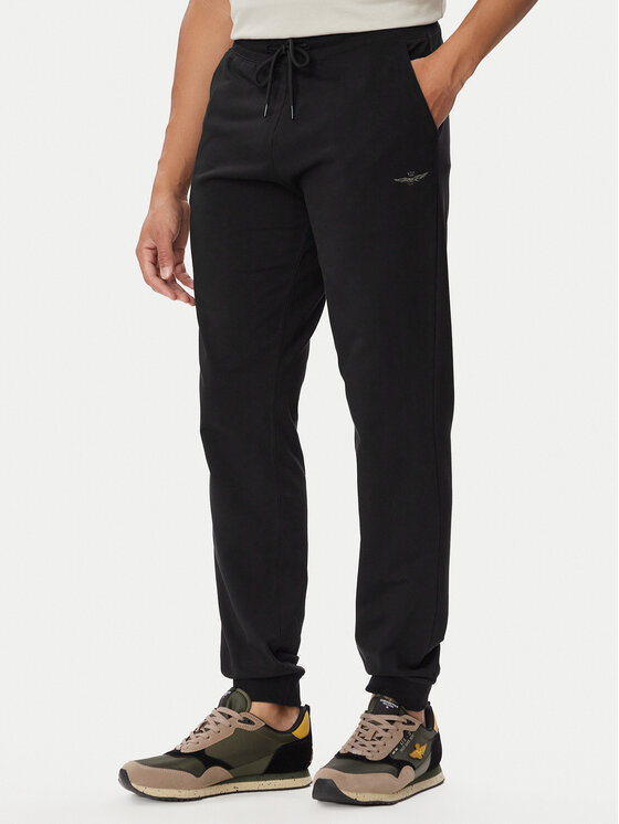 Aeronautica Militare Aeronautica Militare Jogginghose 262PF0872UF00459 Schwarz Regular Fit