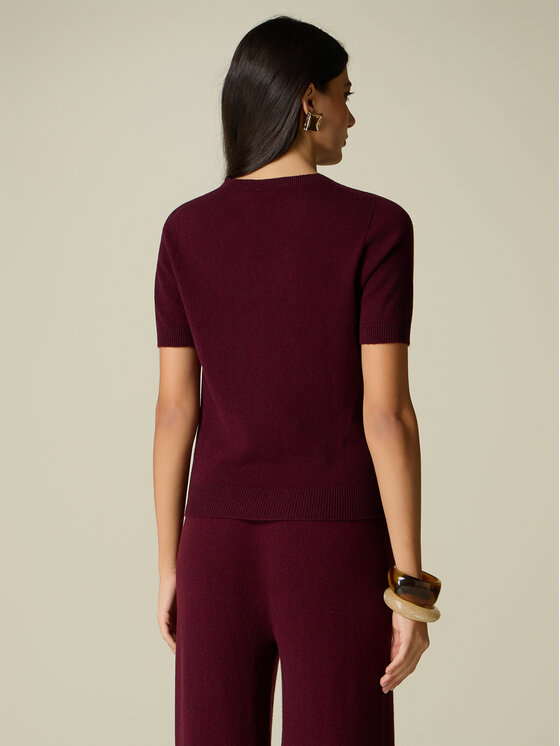 Oltre Oltre Maglione M279J005532N029 Bordeaux Regular Fit