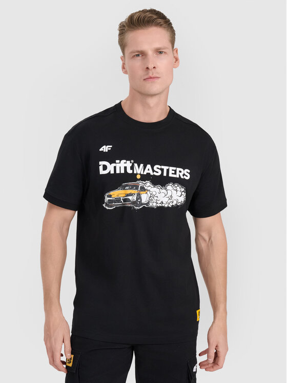 4F 4F T-Shirt TEAMWEAR Czarny Regular Fit