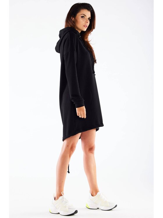 Infinite You Infinite You Sukienka dzianinowa M270 Czarny Basic Fit