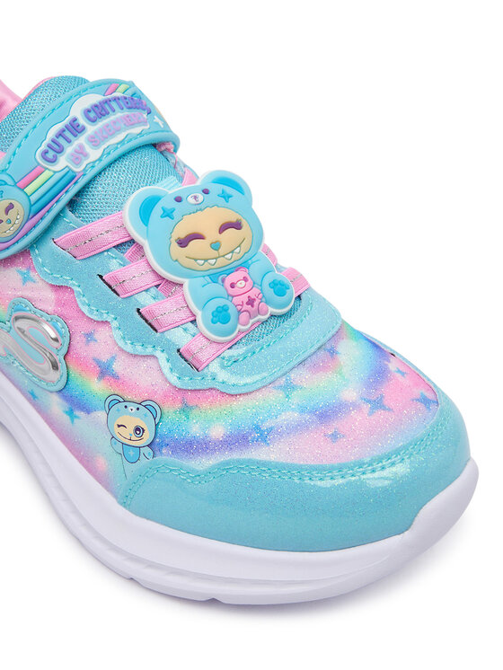 Skechers Skechers Sneakersy Jumpsters - Cutie Critters 302363L Niebieski