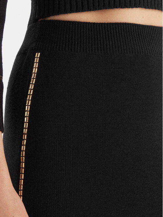 Simona Corsellini Simona Corsellini Zīmuļveida svārki A25CPGOE0101 Melns Slim Fit