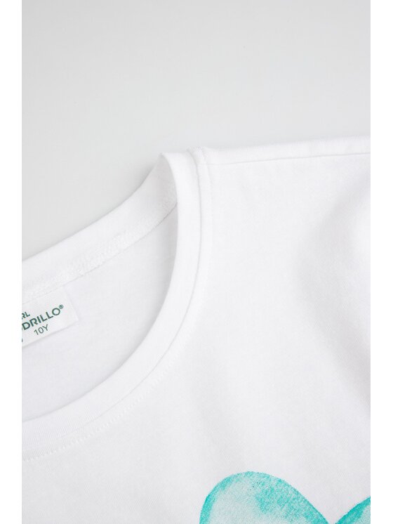 Coccodrillo Coccodrillo T-Shirt WC6143218VGB-001 Biały Regular Fit