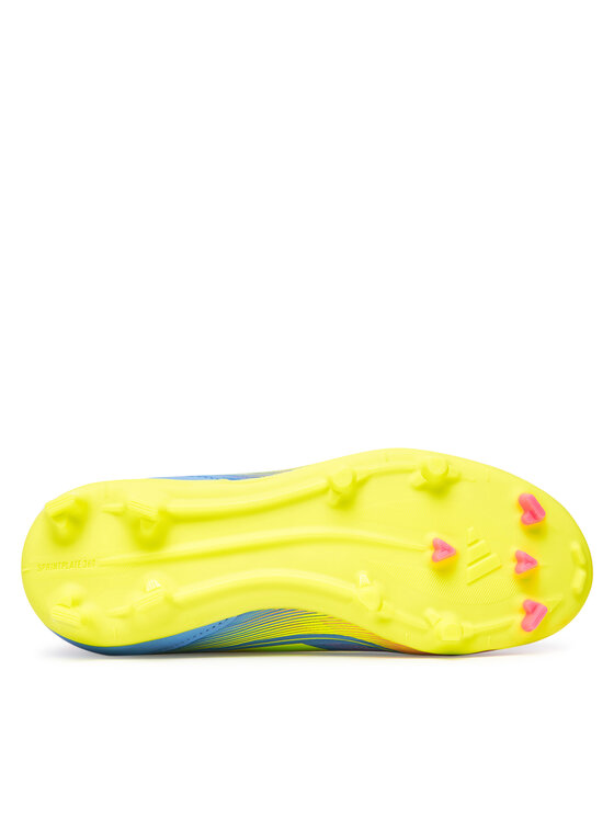 adidas adidas Boty na fotball F50 League Laceless Firm/Multi-Ground IE3742 Tmavomodrá