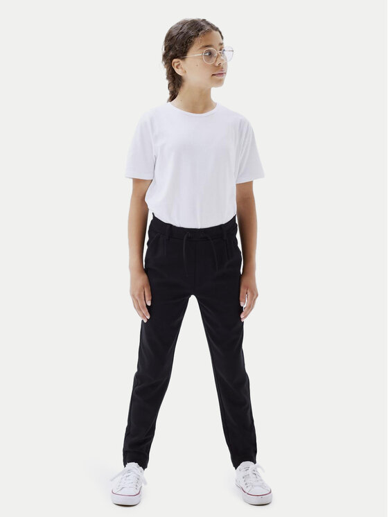 NAME IT NAME IT Παντελόνι υφασμάτινο 13142465 Μαύρο Regular Fit