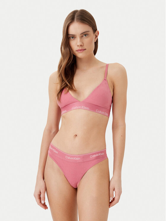 Calvin Klein Underwear Calvin Klein Underwear Stringi 000QF7878E Różowy