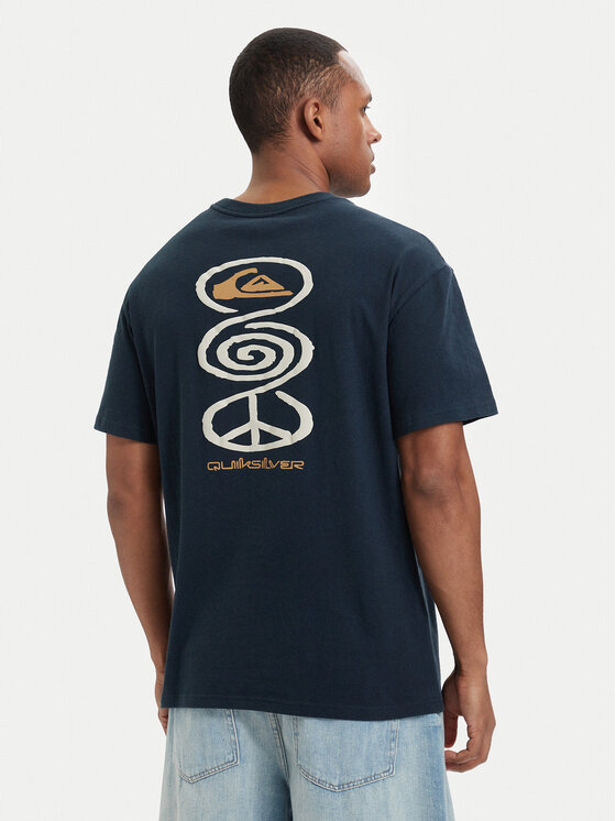 Quiksilver Quiksilver T-Shirt Harmony Spiral EQYZT08304 Σκούρο μπλε Regular Fit