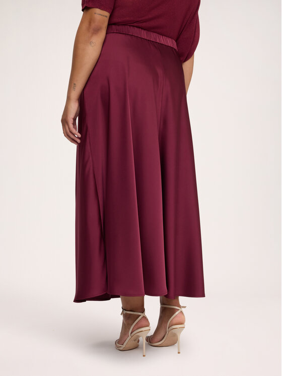Fiorella Rubino Fiorella Rubino Gonna maxi 1008L000535N036 Bordeaux Flared Fit