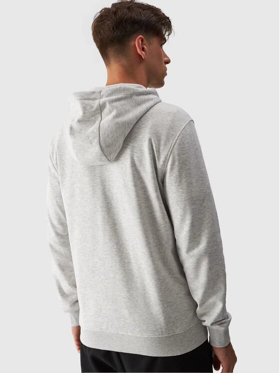 4F 4F Μπλούζα 4FWMM00TSWSM1466 Ανοιχτό γκρι Regular Fit