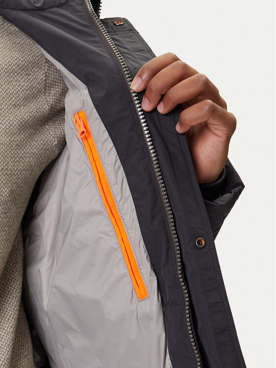 Parajumpers Parajumpers Dūnu jaka Harraskeet 25WMPMPUHF03 Melns Regular Fit
