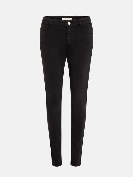 Morgan Morgan Jeansy 241-POLIA Czarny Skinny Fit