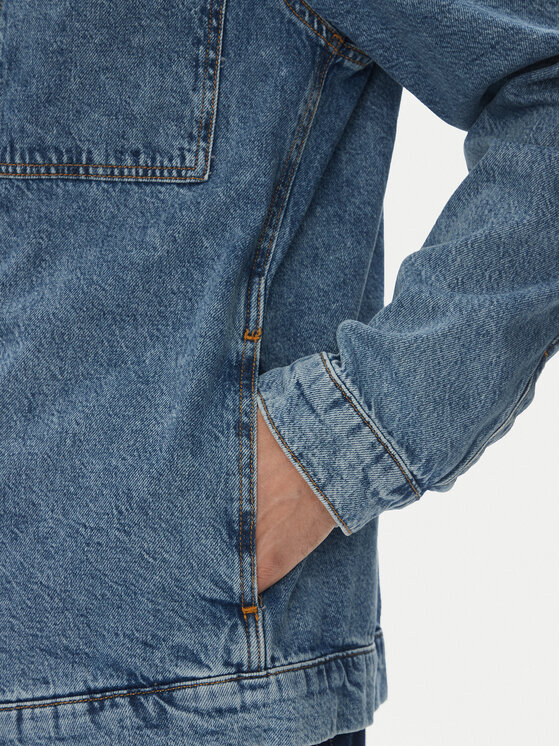 Liu Jo Liu Jo Τζιν μπουφάν QA5300 D0257 78263 Σκούρο μπλε Regular Fit