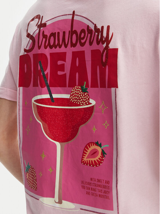 ONLY ONLY T-Shirt Kita 15291465 Rosa Regular Fit