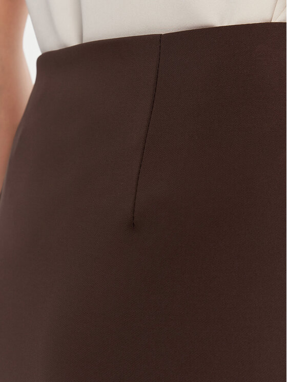 Rinascimento Rinascimento Puzdrová sukňa CFC0125230003 Hnedá Slim Fit