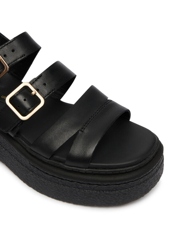 Clarks Clarks Sandále Evamar Strap 26185888 Čierna