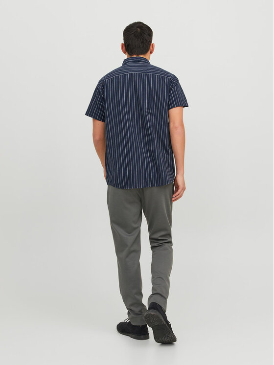 Jack&Jones Jack&Jones Chinos kelnes Marco 12173623 Pilka Slim Fit