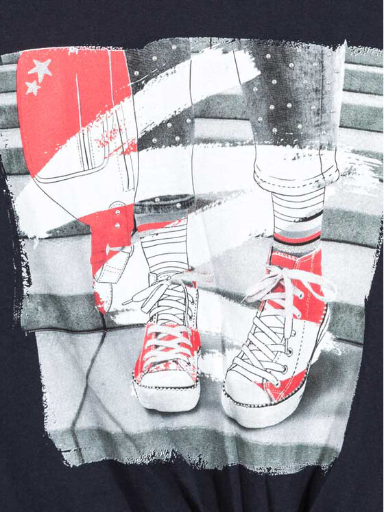 Blusa 7078 Blu scuro Regular Fit