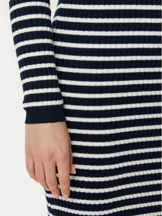 Tommy Jeans Tommy Jeans Φόρεμα υφασμάτινο DW0DW19476 Σκούρο μπλε Slim Fit