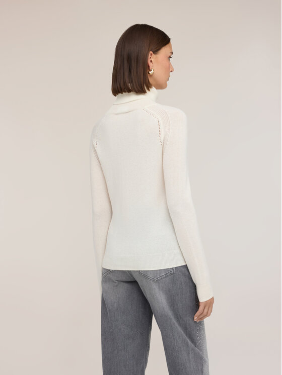 Motivi Motivi Maglione M388W004098N011 Bianco Regular Fit