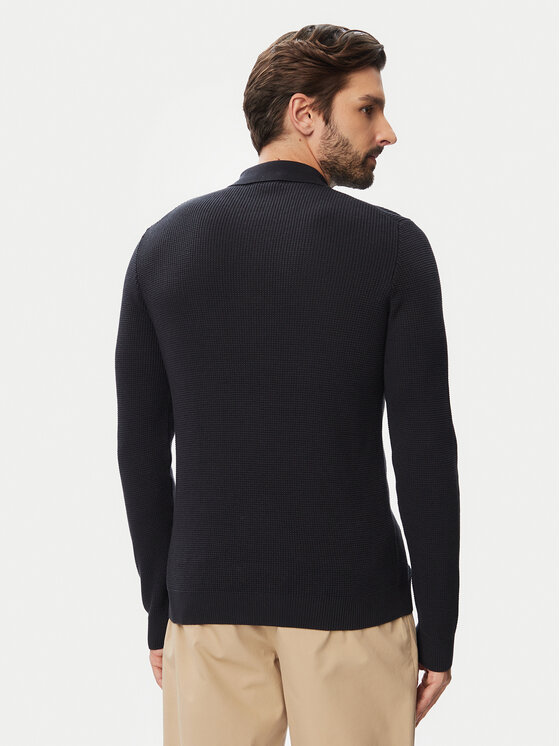 JOOP! JOOP! Kardigán Jk-02Wiktor 30103214 Sötétkék Regular Fit