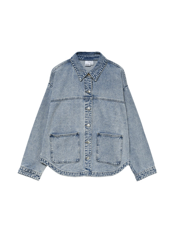 Vero Moda Vero Moda džínsová košeľa Jamie 10331693 Modrá Relaxed Fit