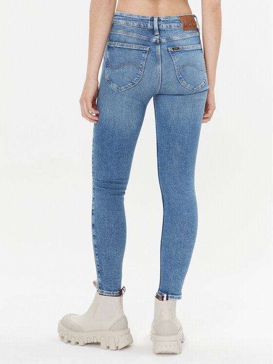 Lee Lee Džinsai 112341962 Mėlyna Skinny Fit